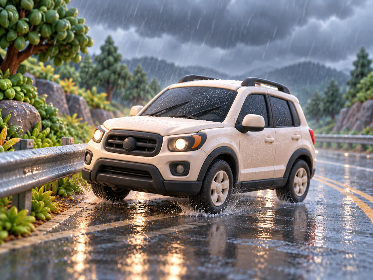 Rainy road